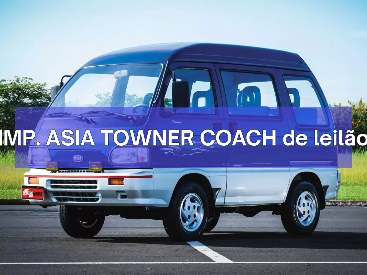 IMP. ASIA TOWNER COACH em leilão