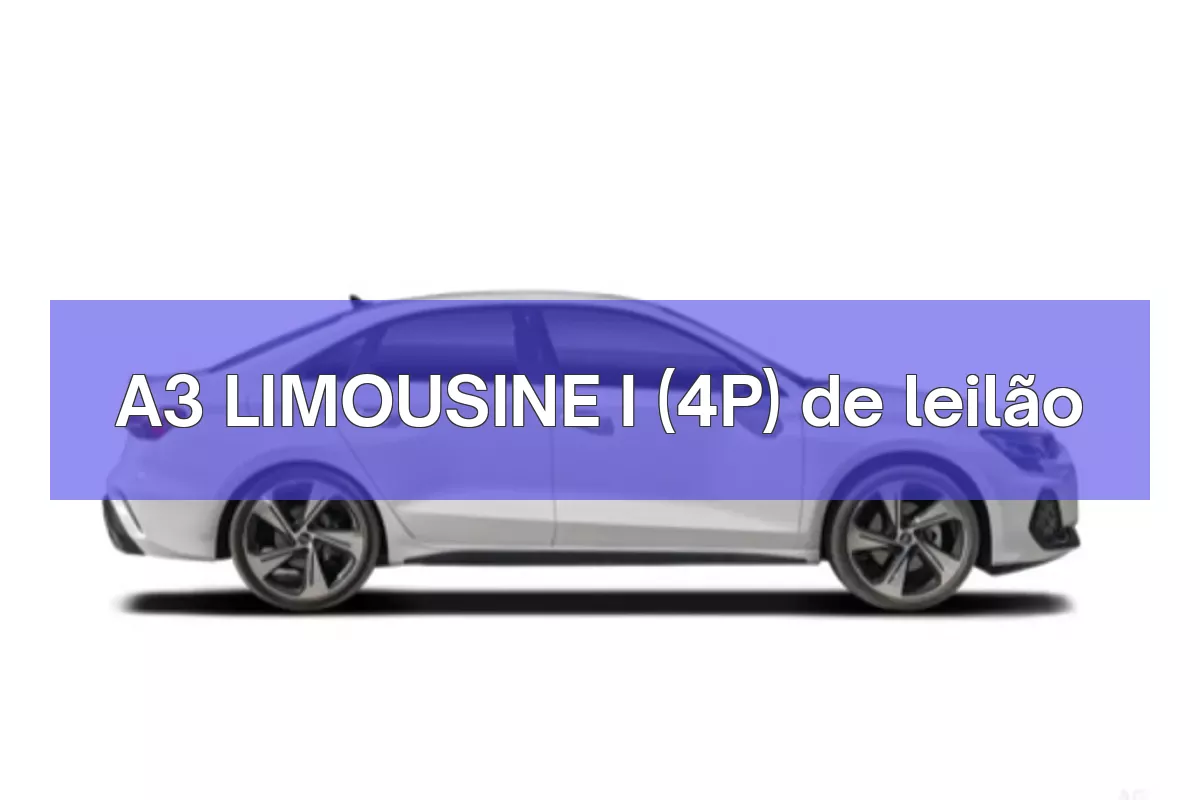 A3 LIMOUSINE I (4P) em leilão