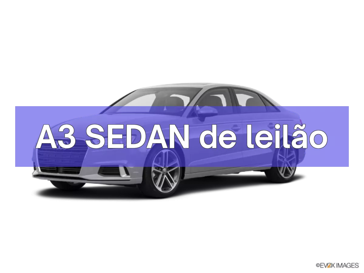 A3 SEDAN em leilão