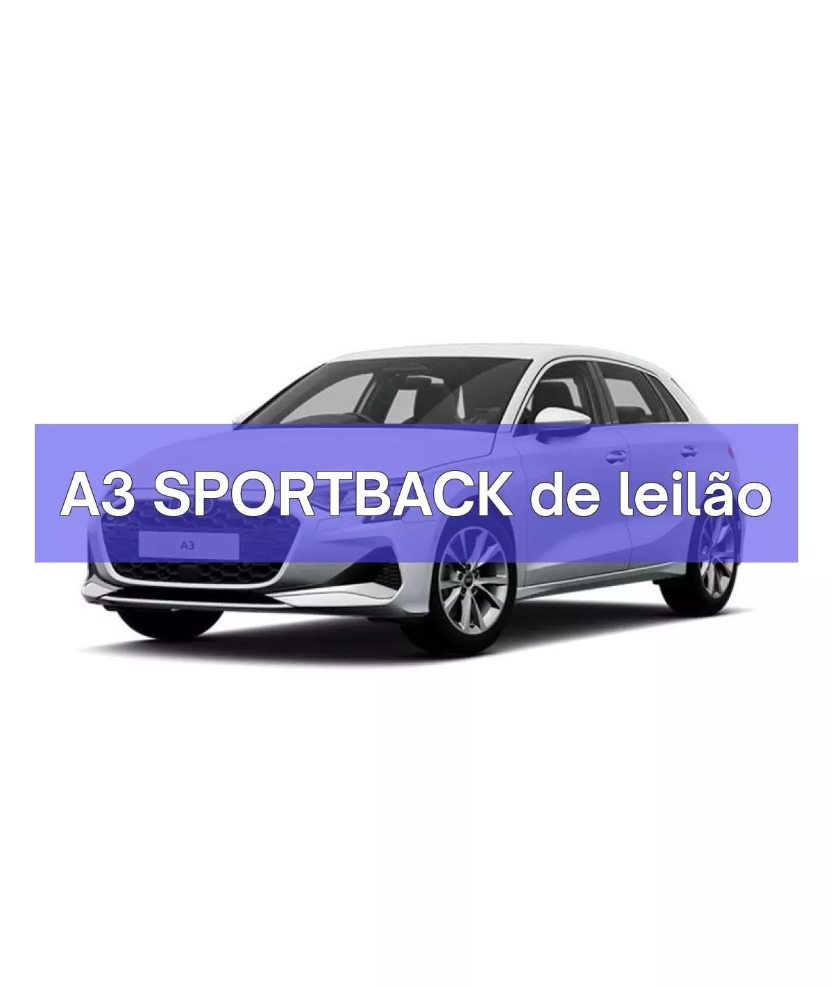 A3 SPORTBACK em leilão
