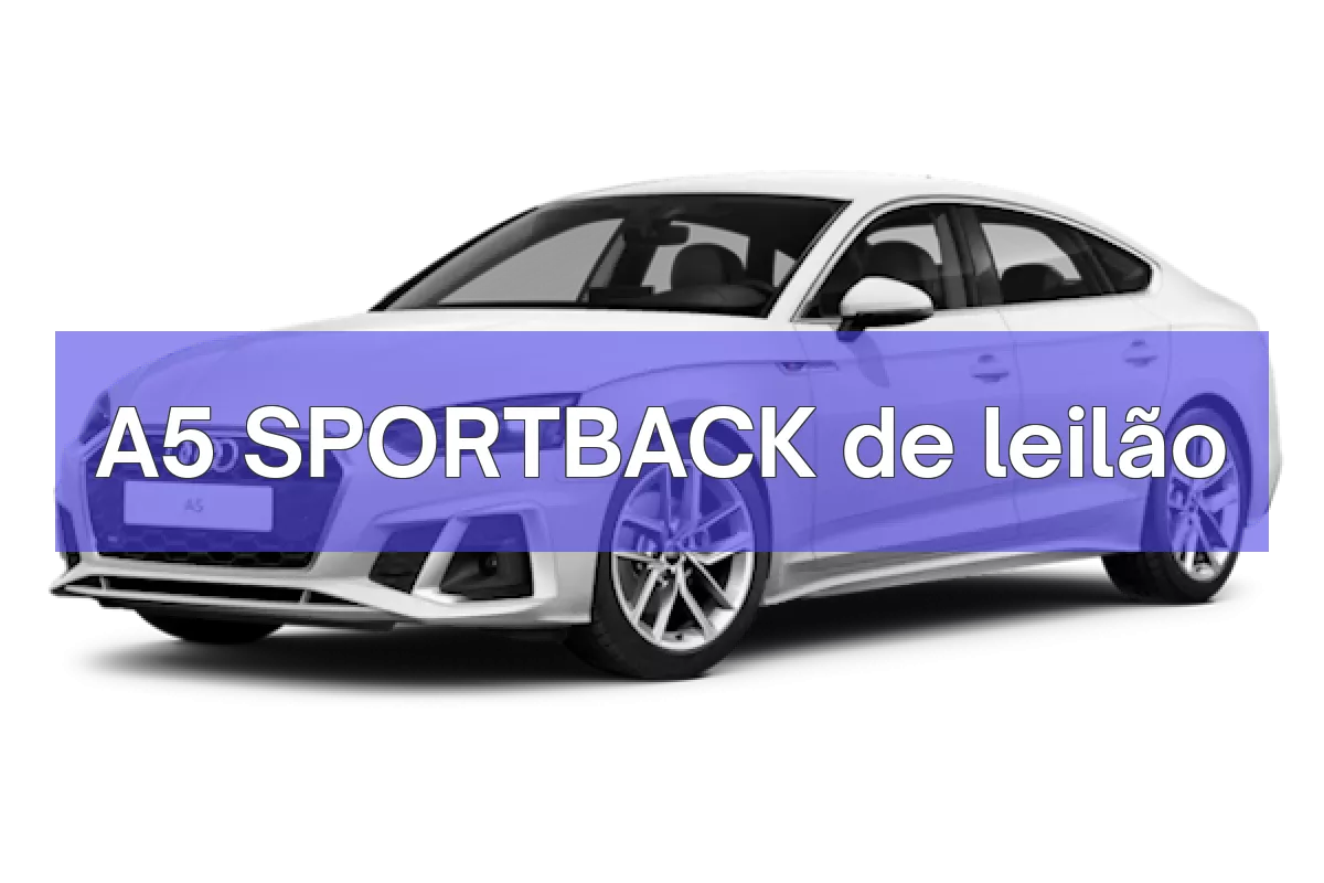 A5 SPORTBACK em leilão