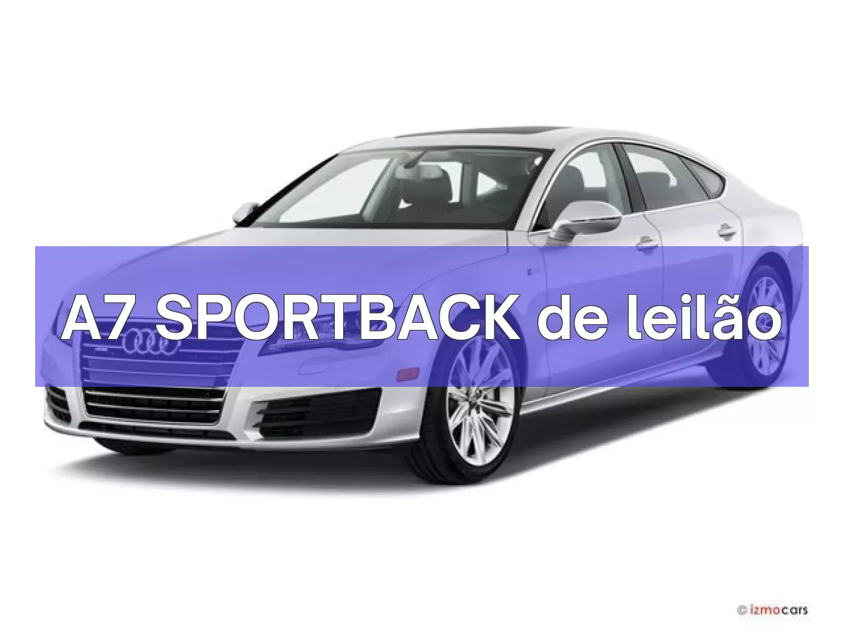 A7 SPORTBACK em leilão