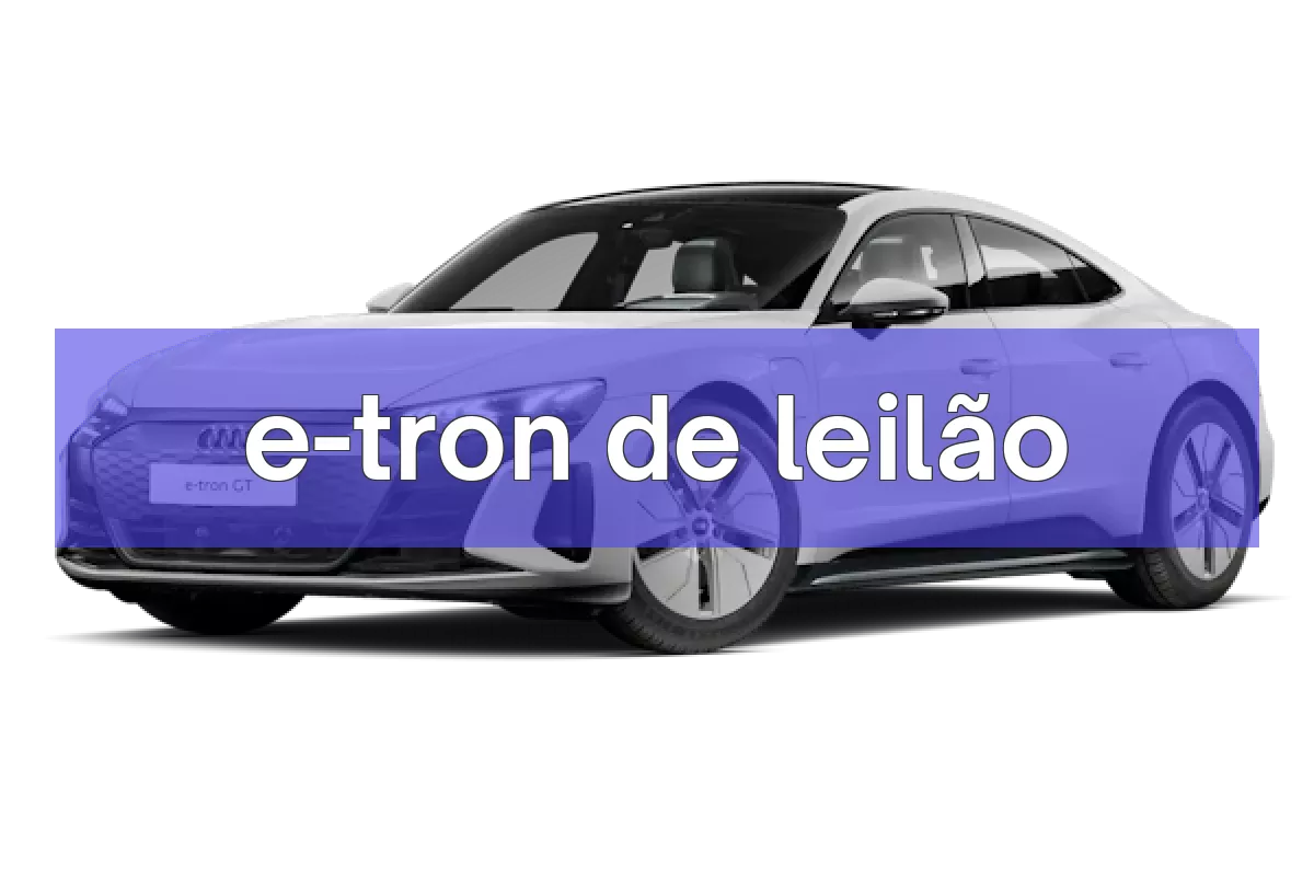 e-tron em leilão
