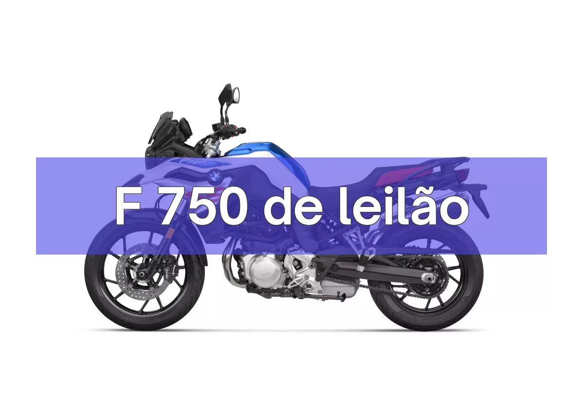 F 750 em leilão