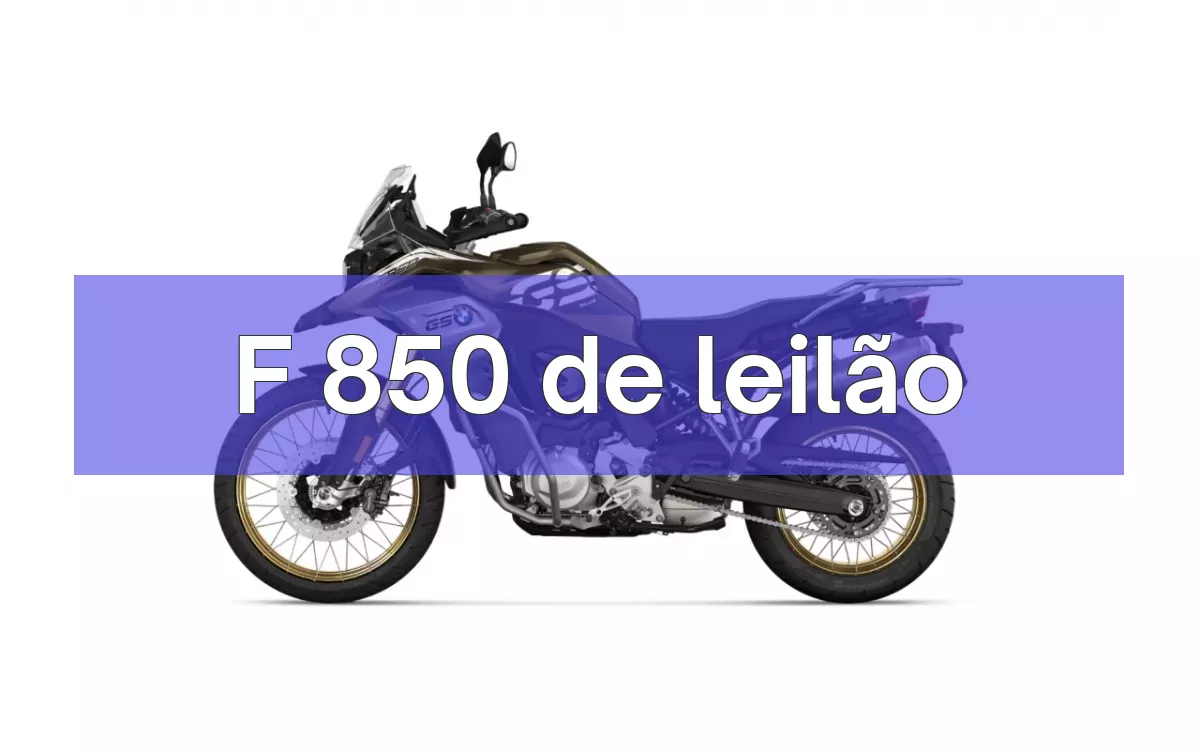 F 850 em leilão
