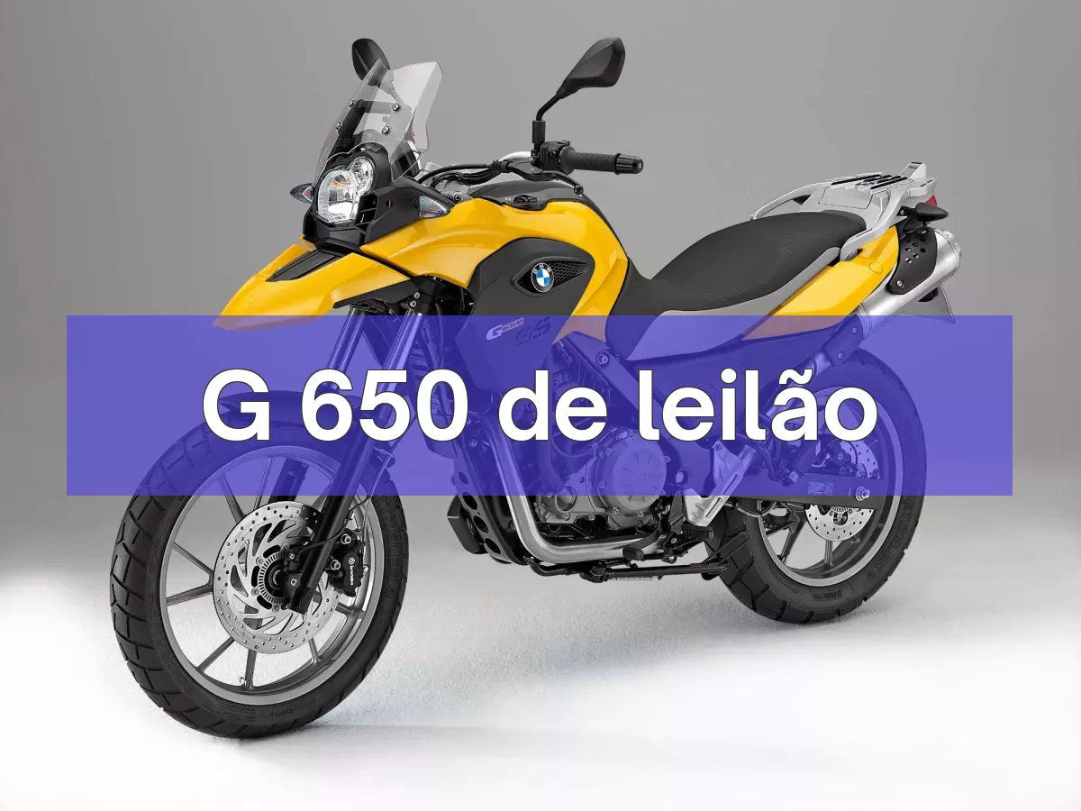 G 650 em leilão