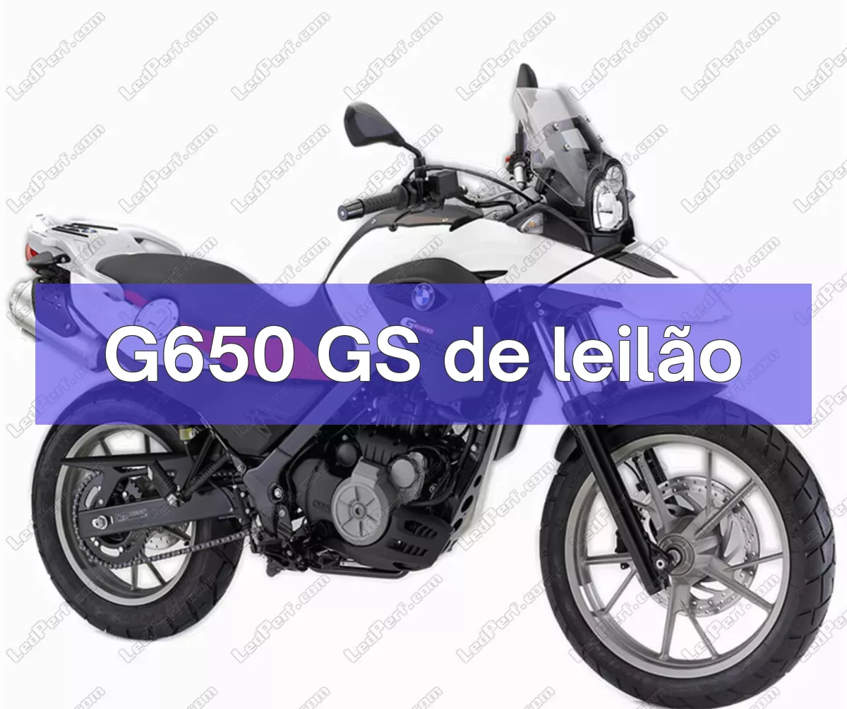 G650 GS em leilão