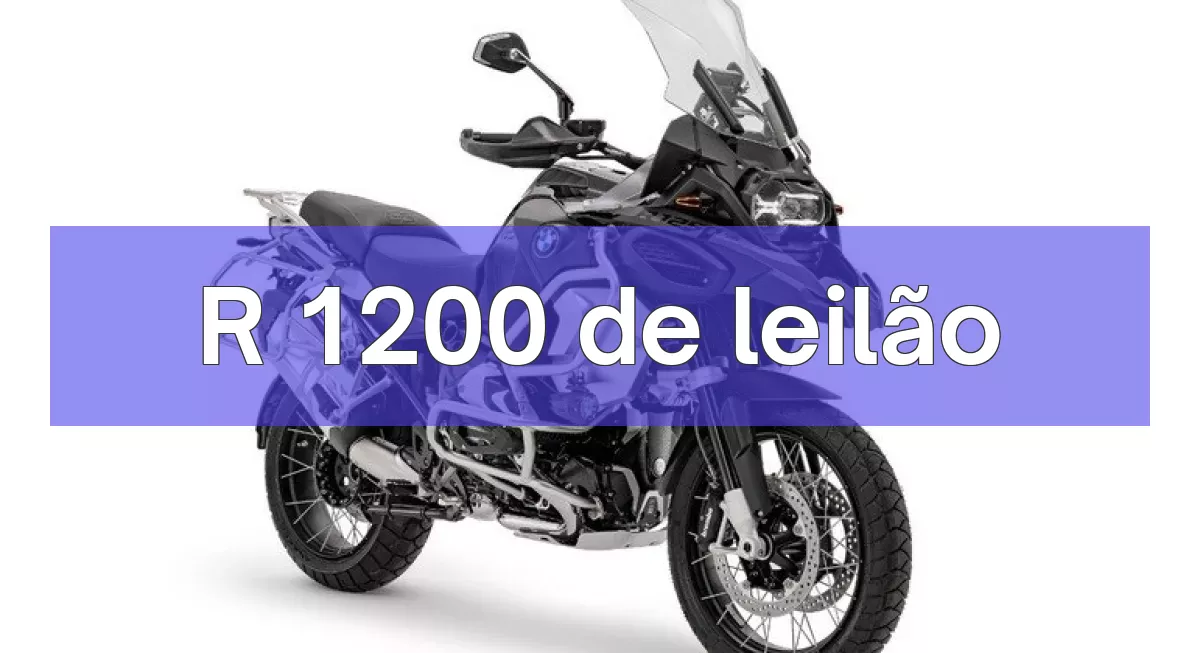 R 1200 em leilão