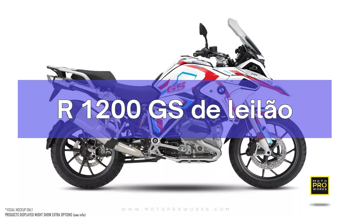 R 1200 GS em leilão