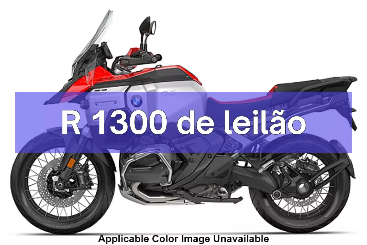 R 1300 em leilão