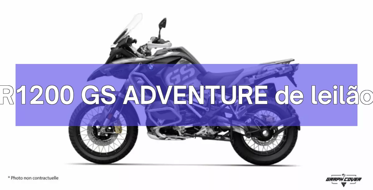 R1200 GS ADVENTURE em leilão