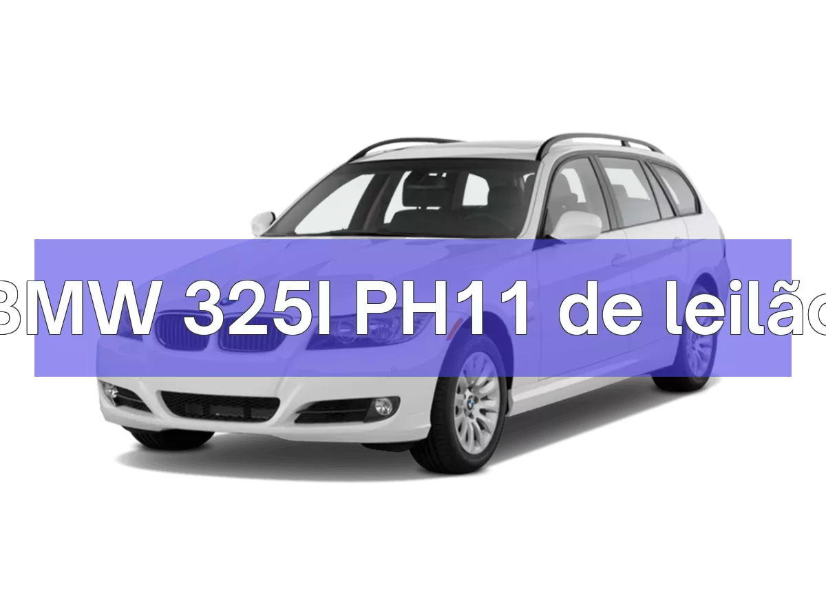 BMW 325I PH11 em leilão