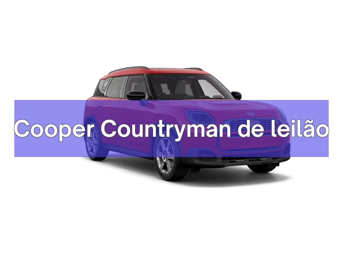 Cooper Countryman em leilão