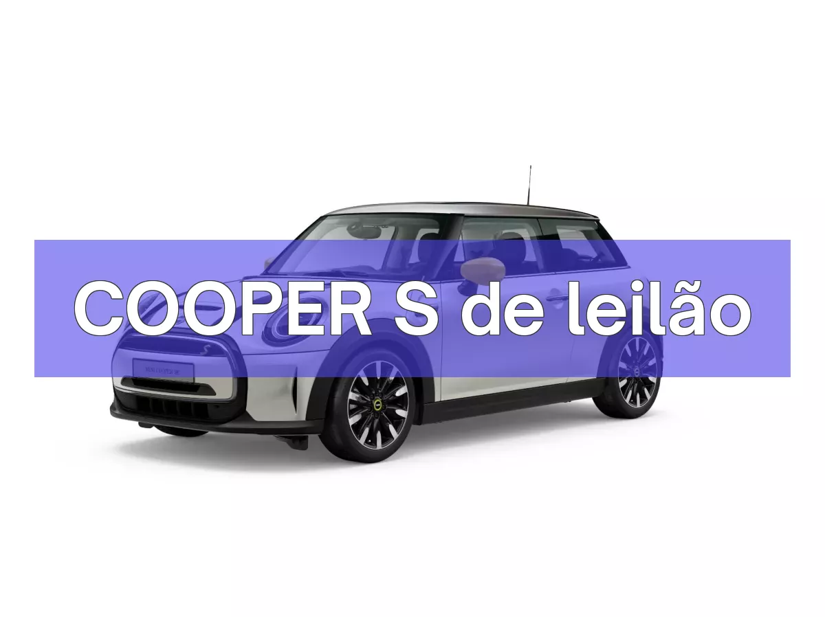 COOPER S em leilão