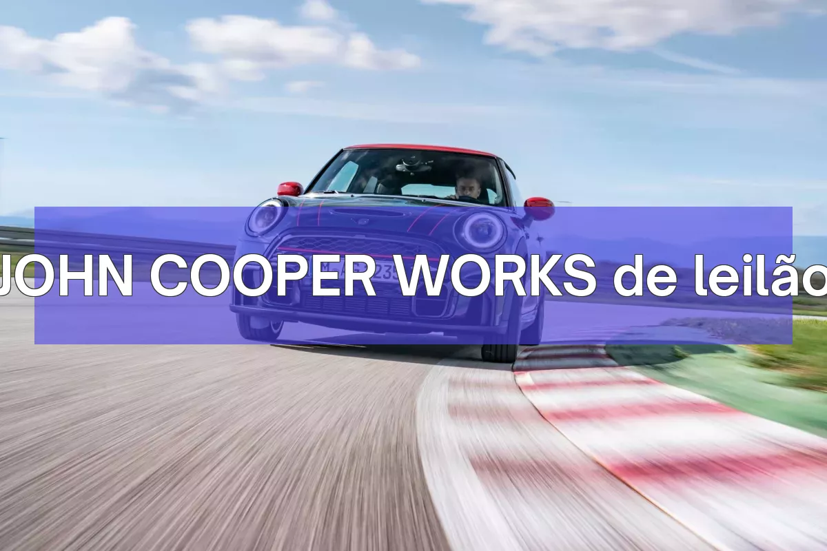 JOHN COOPER WORKS em leilão