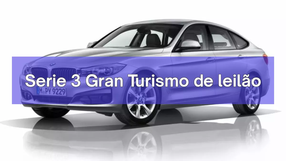 Serie 3 Gran Turismo em leilão