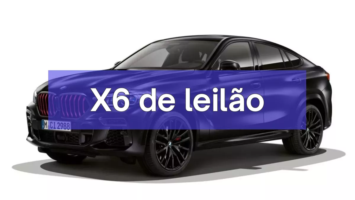 X6 em leilão