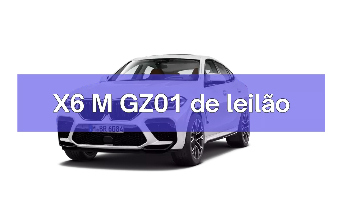 X6 M GZ01 em leilão