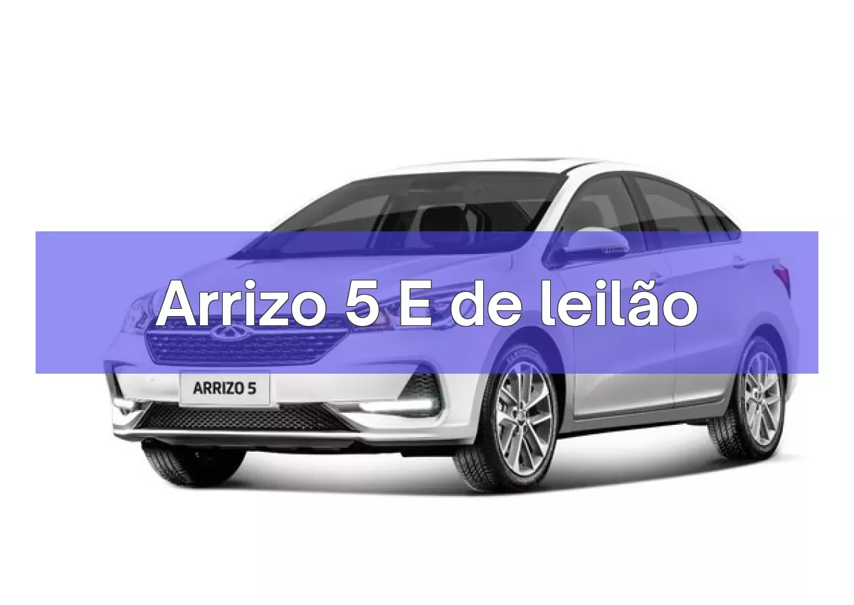 Arrizo 5 E em leilão