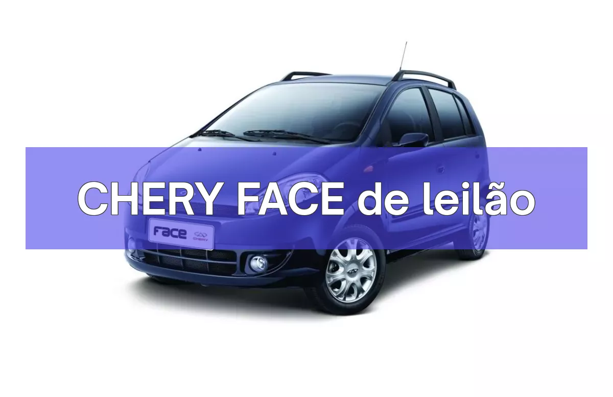 CHERY FACE em leilão
