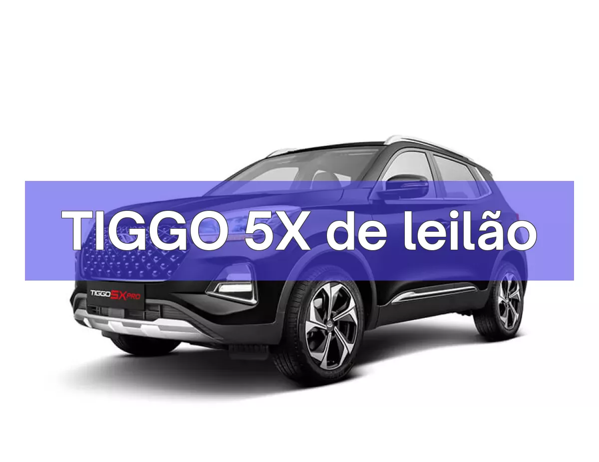 TIGGO 5X em leilão