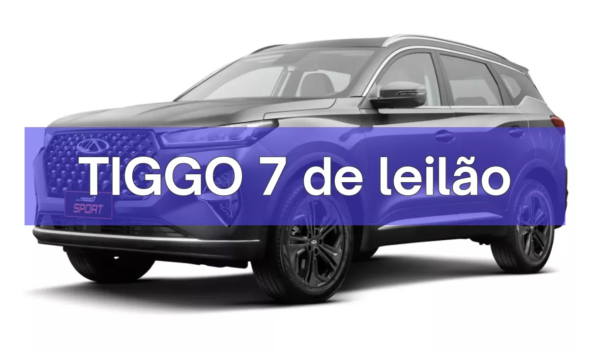 TIGGO 7 em leilão