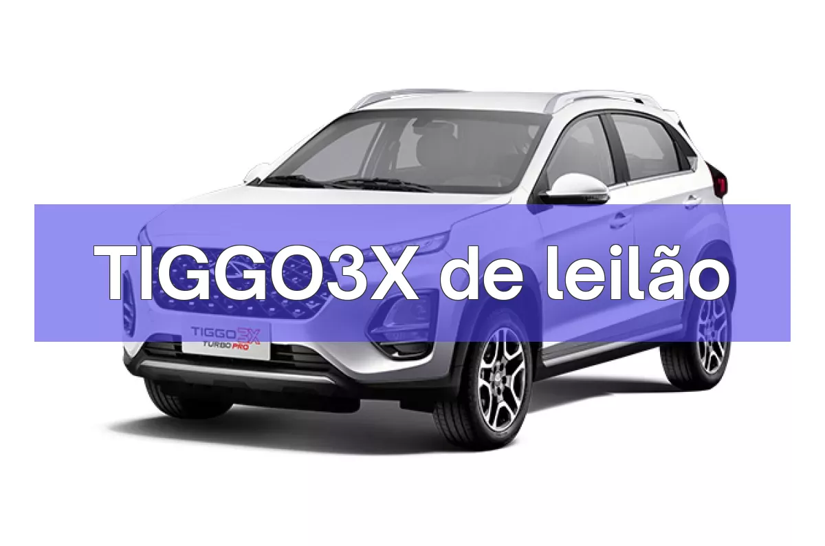 TIGGO3X em leilão