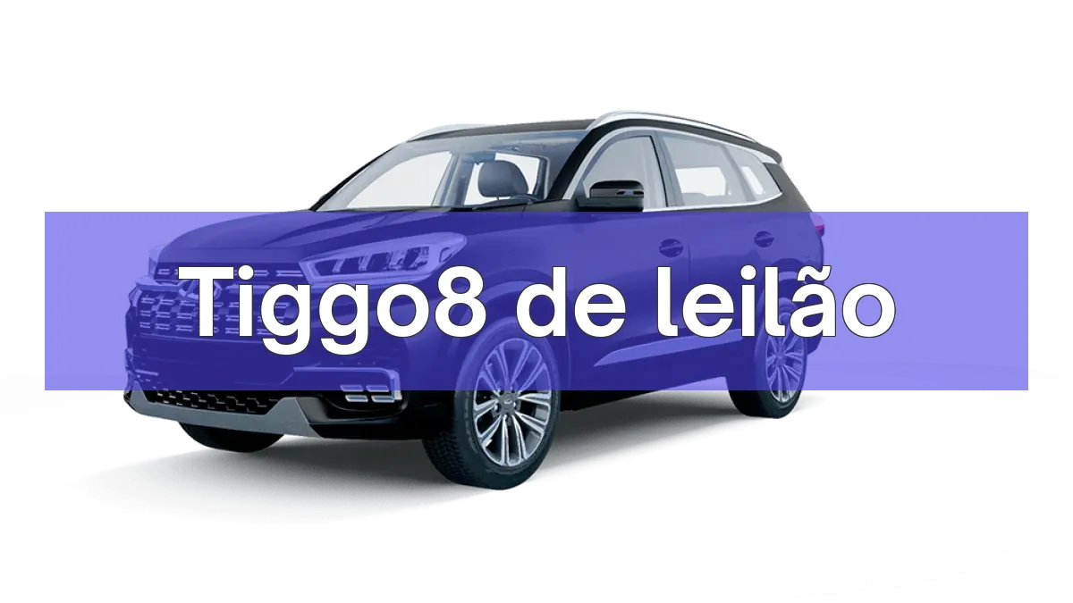 Tiggo8 em leilão