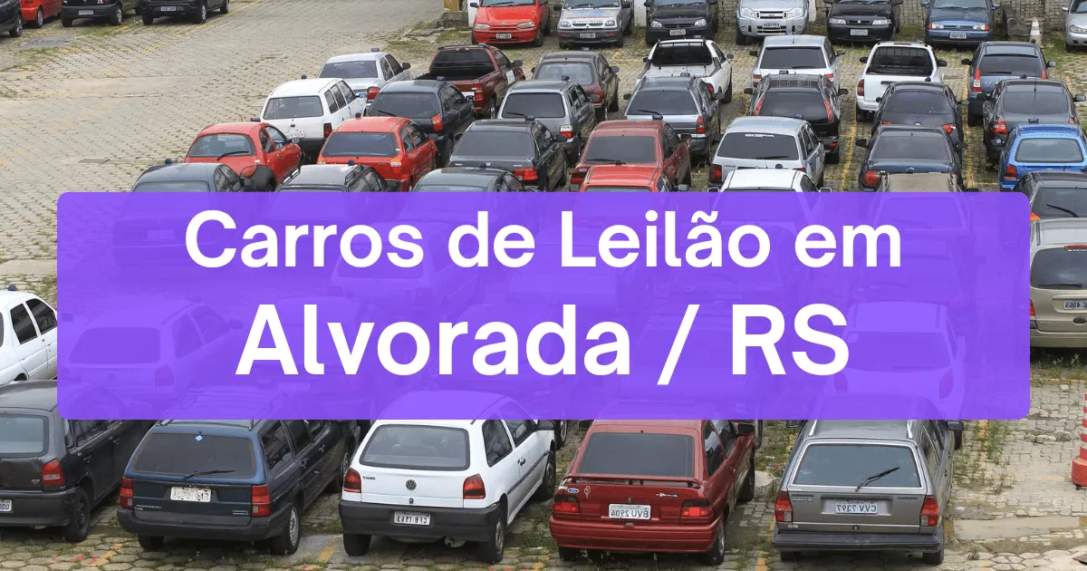 carros em leilão em Alvorada/RS