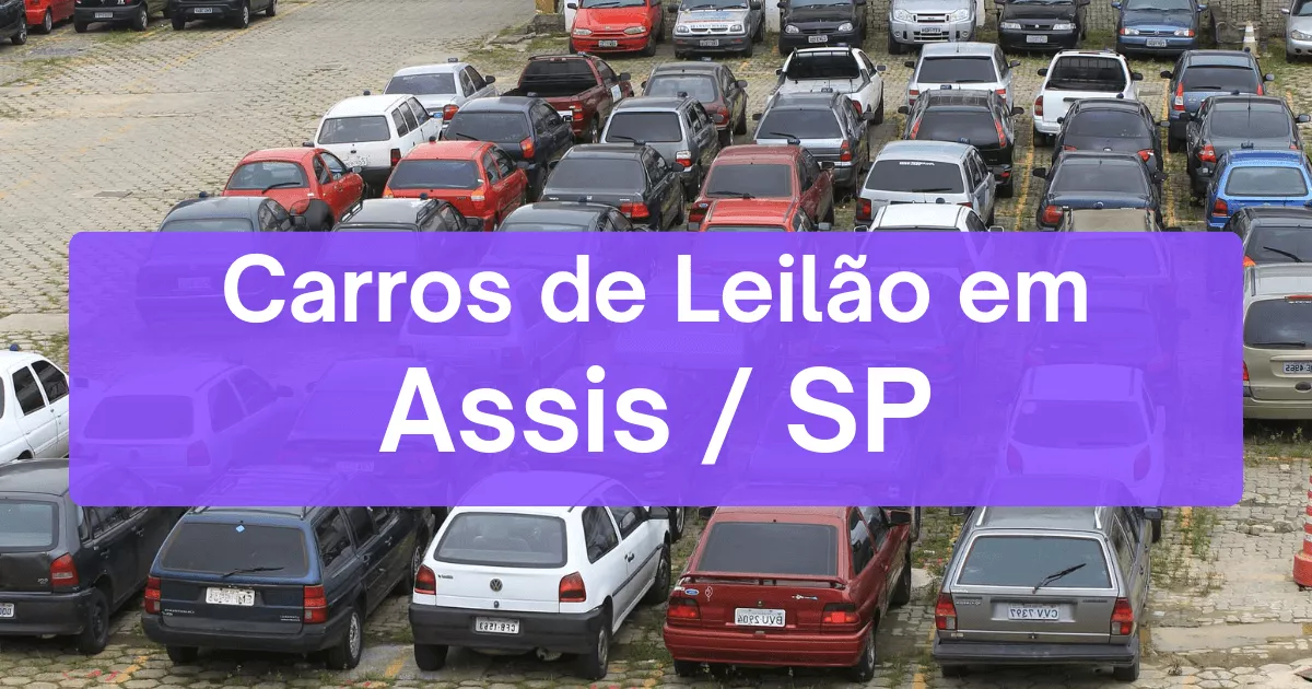 carros em leilão em Assis/SP