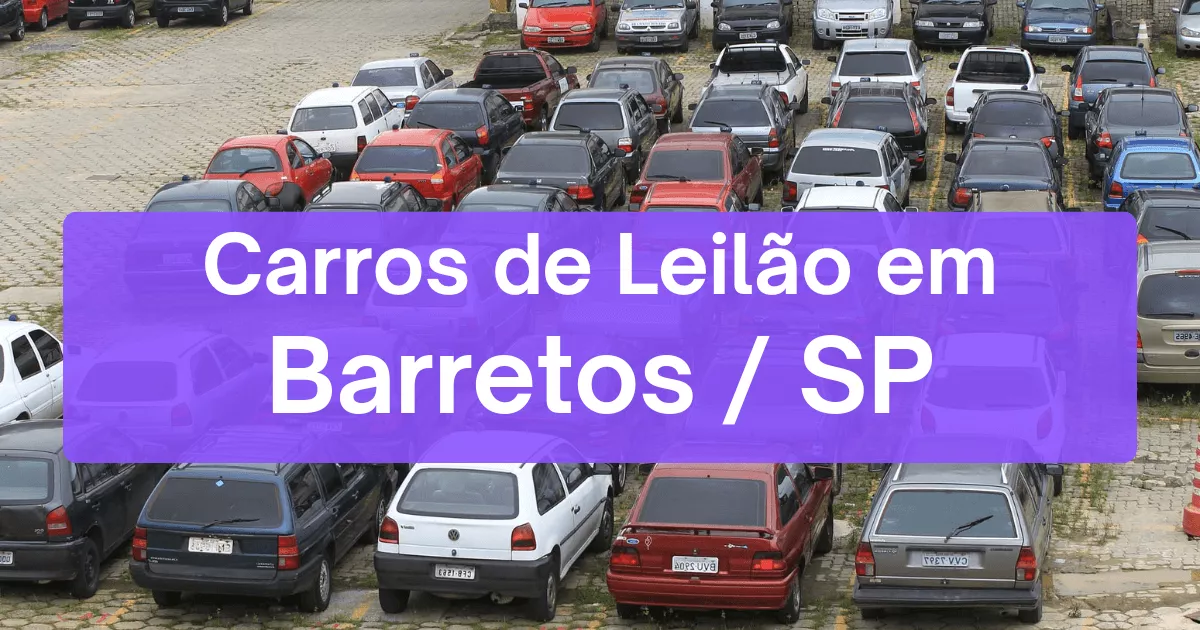 carros em leilão em Barretos/SP