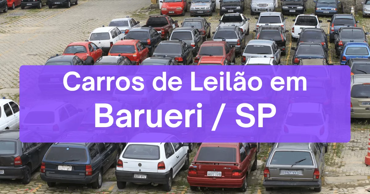 carros em leilão em Barueri/SP