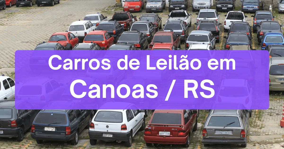 carros em leilão em Canoas/RS