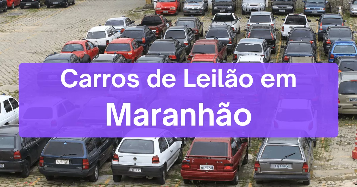 carros em leilão no estado de Maranhão