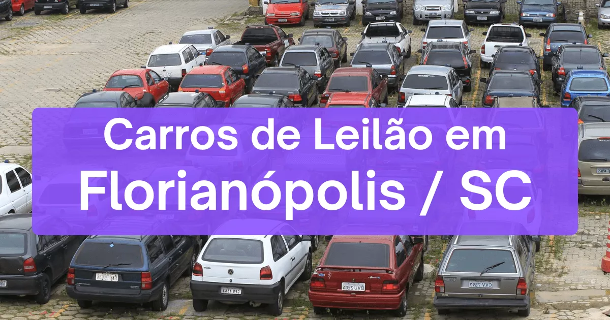 carros em leilão em Florianópolis/SC