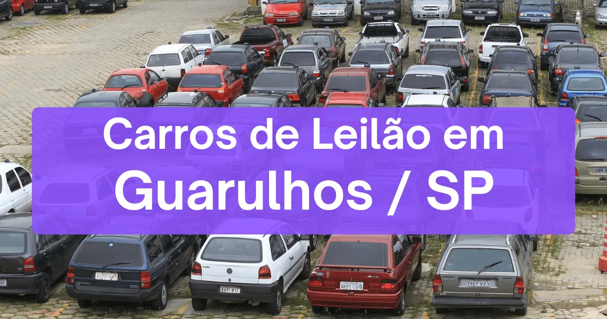 carros em leilão em Guarulhos/SP