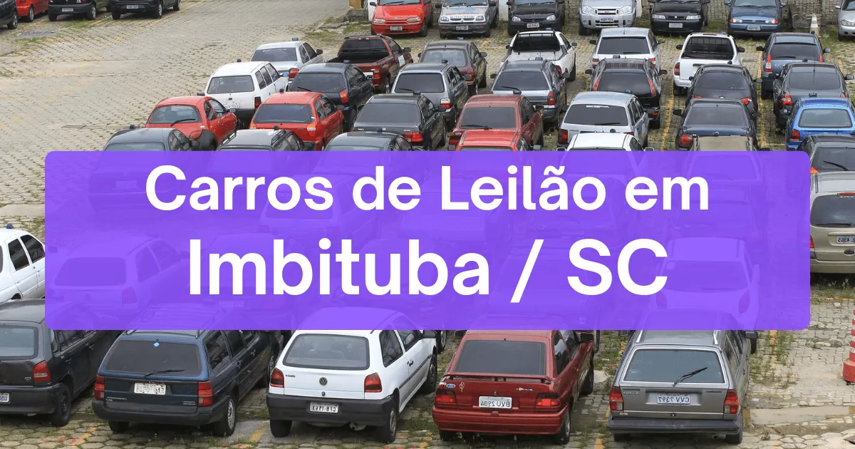 carros em leilão em Imbituba/SC