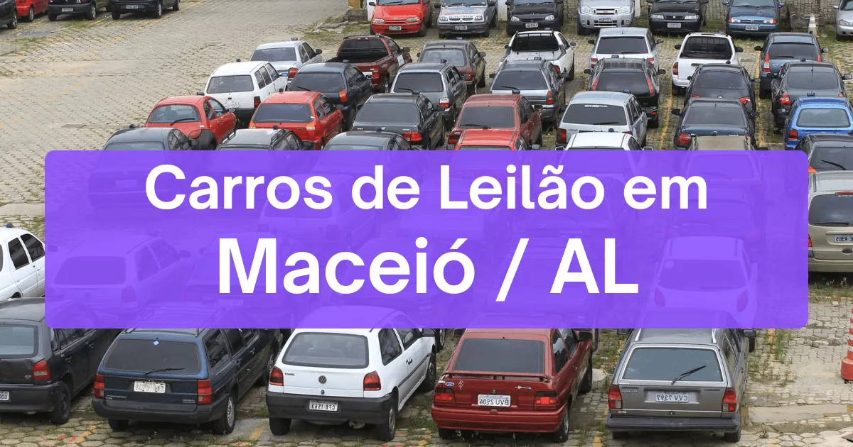 carros em leilão em Maceió/AL