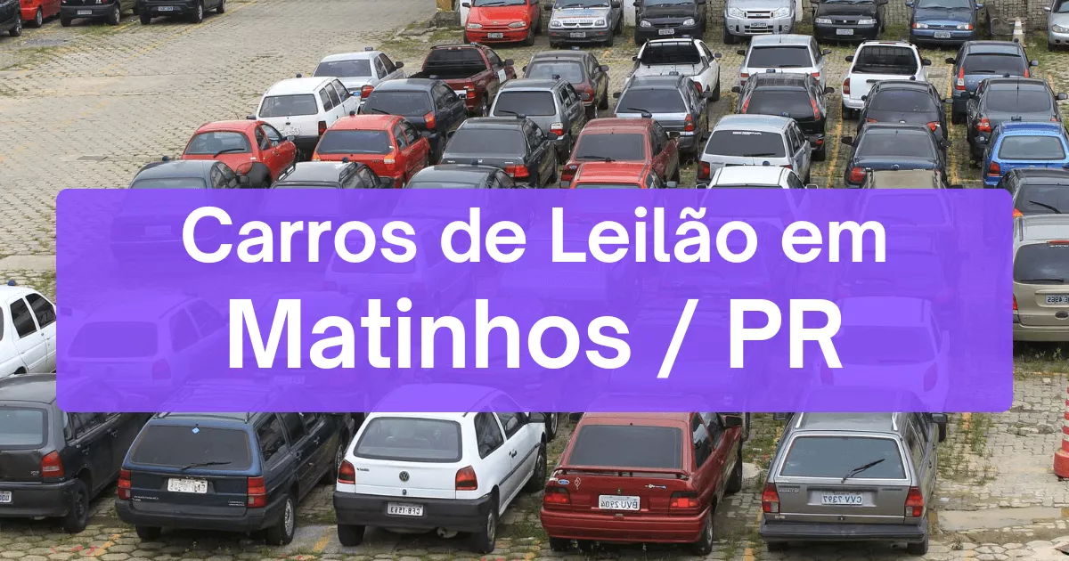 carros em leilão em Matinhos/PR