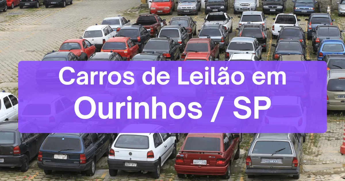 carros em leilão em Ourinhos/SP