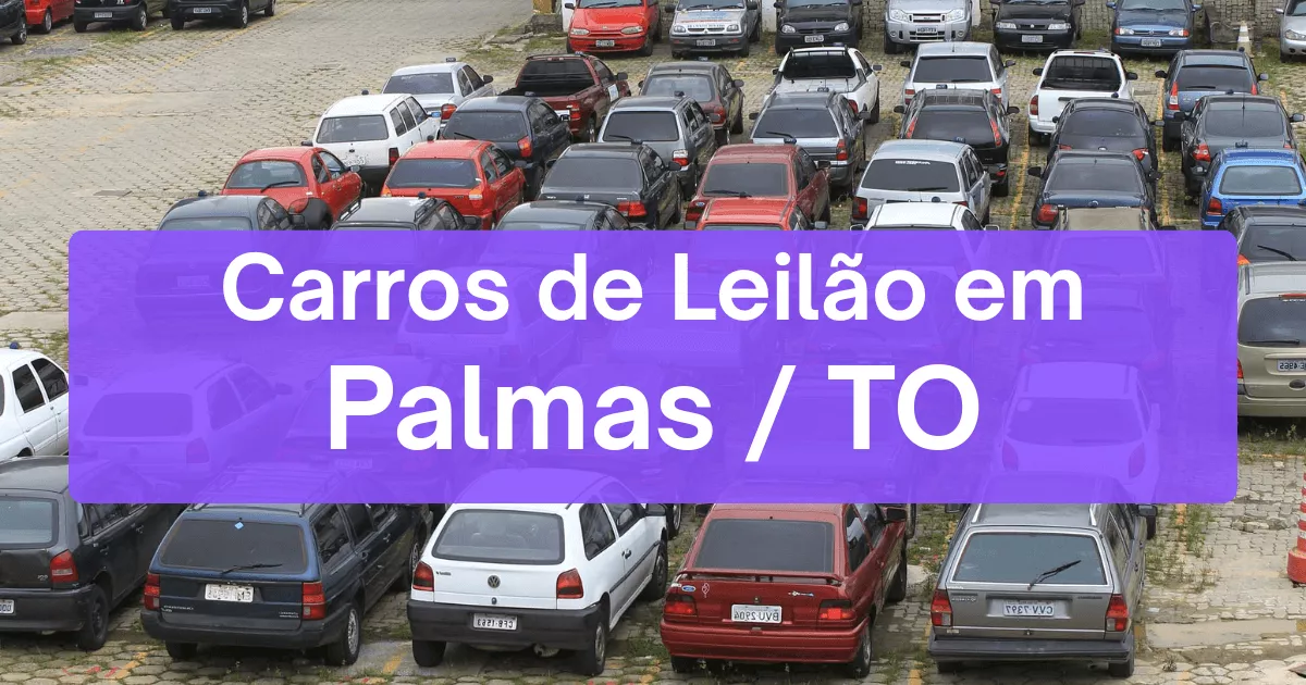 carros em leilão em Palmas/TO