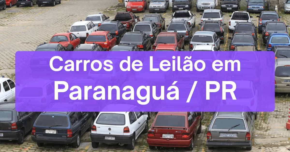 carros em leilão em Paranaguá/PR