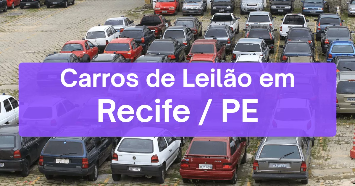 carros em leilão em Recife/PE