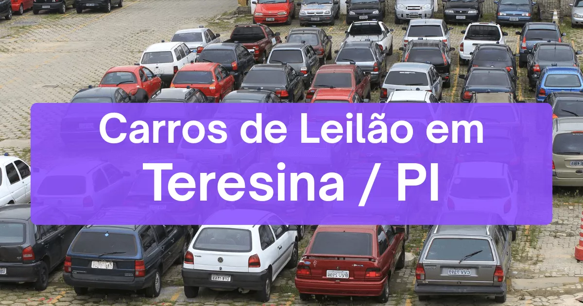 carros em leilão em Teresina/PI