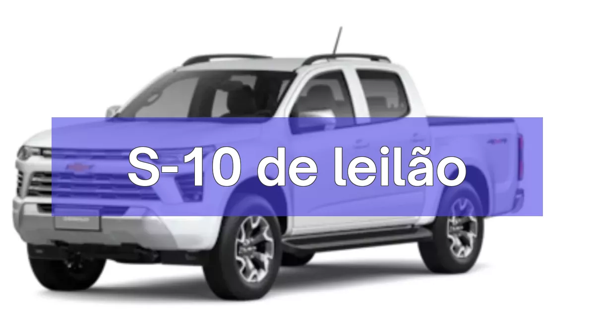 S-10 em leilão