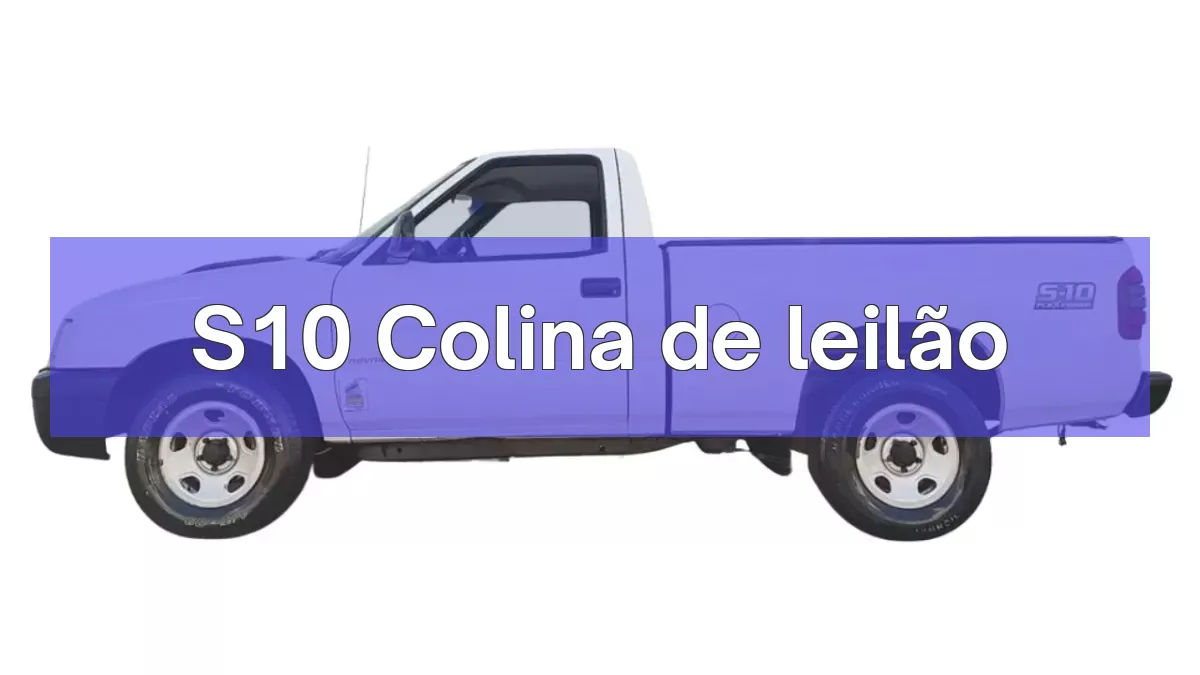 S10 Colina em leilão