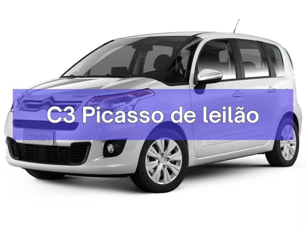 C3 Picasso em leilão