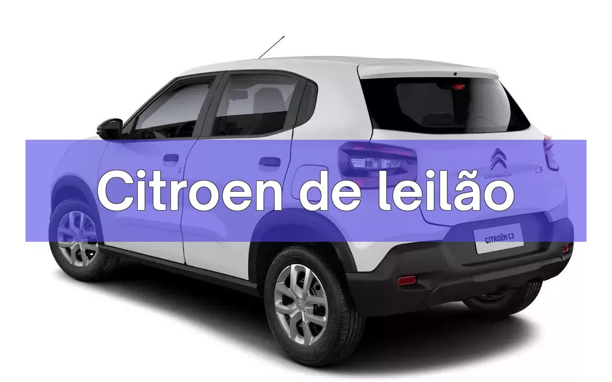 Citroen em leilão