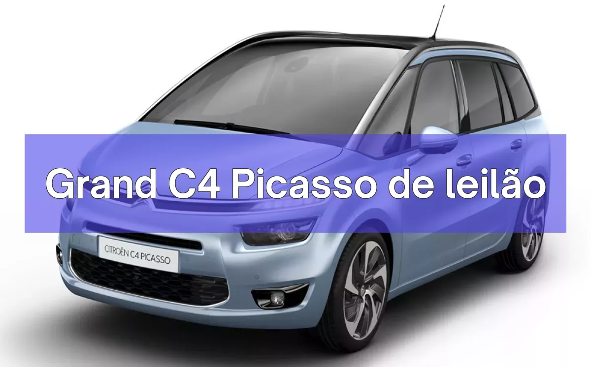 Grand C4 Picasso em leilão