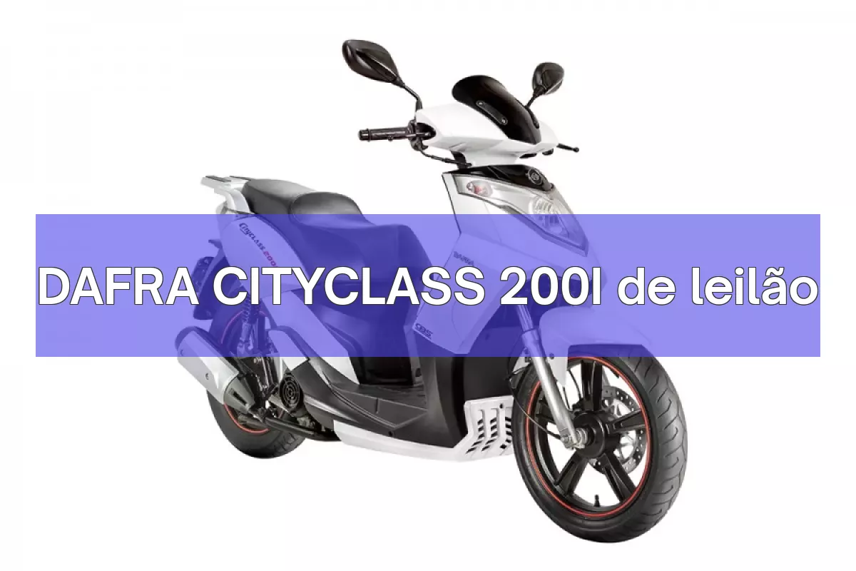 DAFRA CITYCLASS 200I em leilão